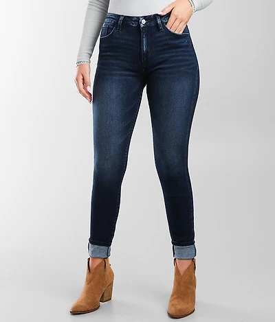 Kurvy Mid-Rise Ankle Skinny Stretch Jean