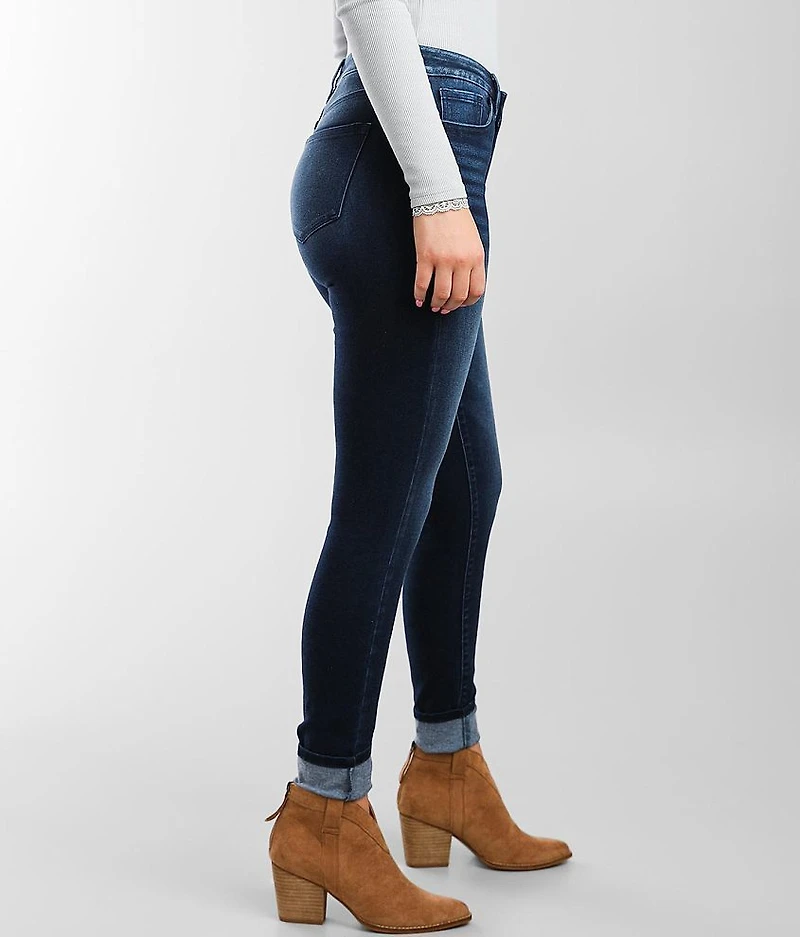 Kurvy Mid-Rise Ankle Skinny Stretch Jean