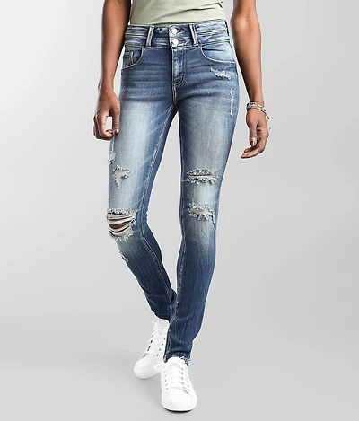 Mid-Rise Skinny Stretch Jean