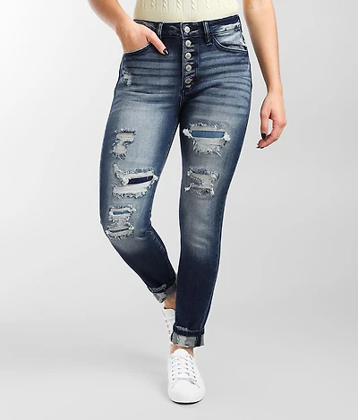 High Rise Ankle Skinny Jean