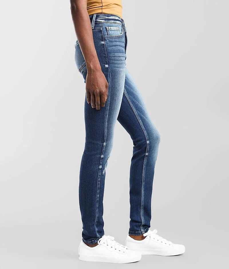 Mid-Rise Skinny Stretch Jean