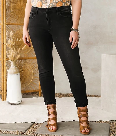 Kurvy Mid-Rise Ankle Skinny Jean