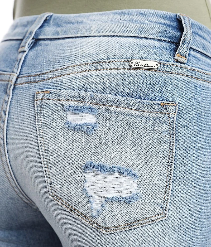 Mid-Rise Skinny Stretch Jean