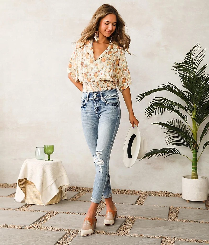 Mid-Rise Ankle Skinny Jean