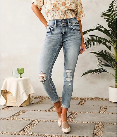 Mid-Rise Ankle Skinny Jean
