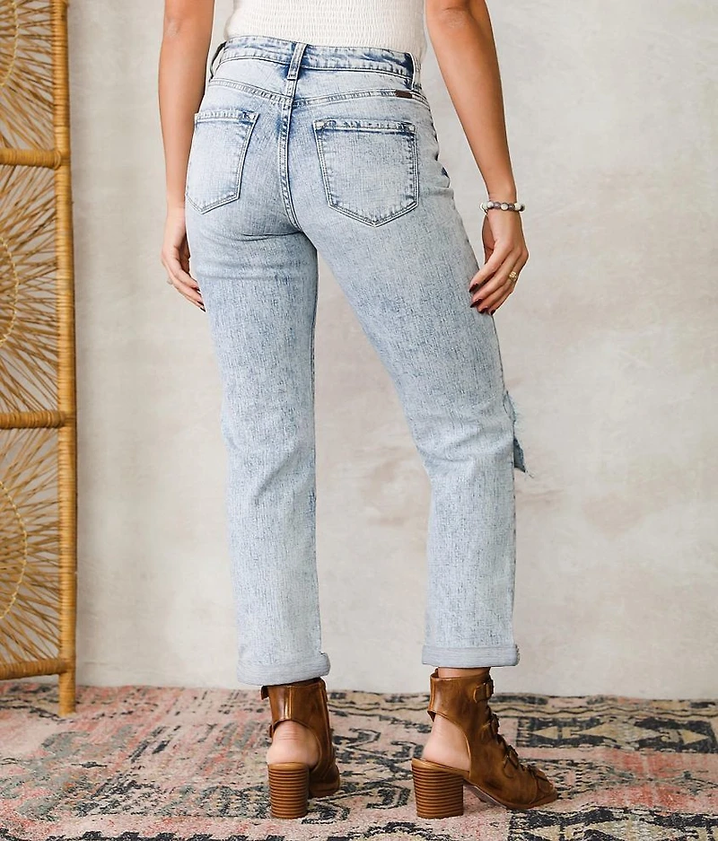 High Rise Relaxed Stretch Jean