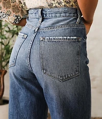 High Waisted Wide Leg Jean