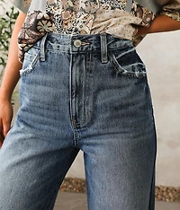 High Waisted Wide Leg Jean