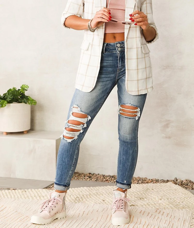 Kurvy Mid-Rise Ankle Skinny Jean