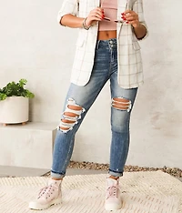 Kurvy Mid-Rise Ankle Skinny Jean