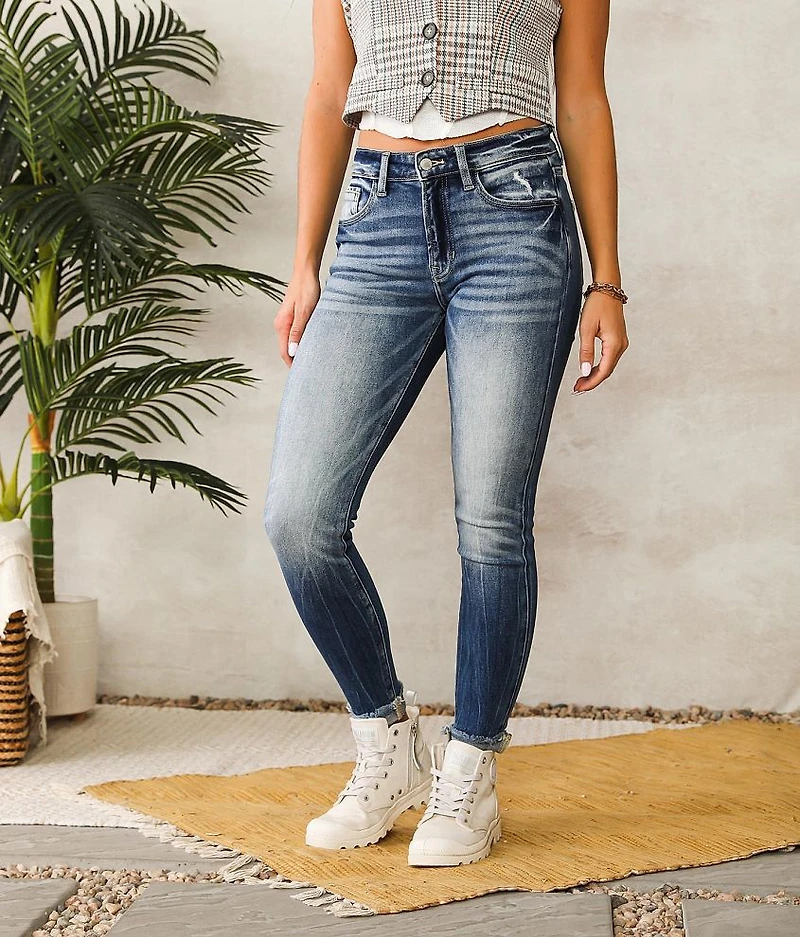 Kurvy Mid-Rise Ankle Skinny Jean