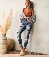 High Rise Ankle Skinny Jean