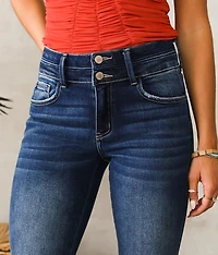 High Rise Split Flare Jean