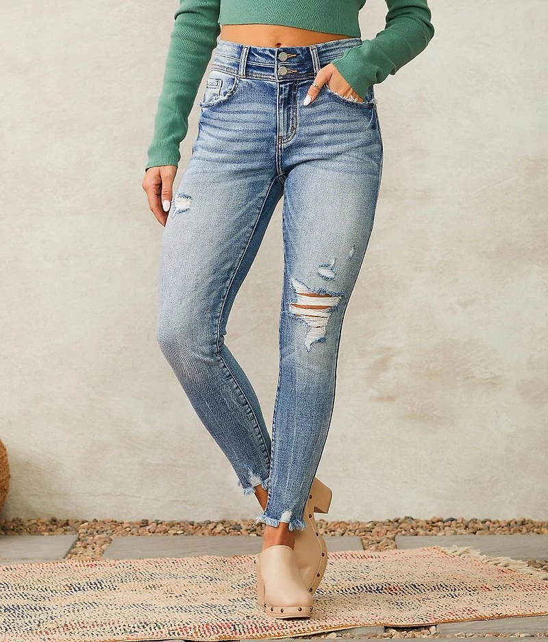 Kurvy Mid-Rise Ankle Skinny Jean