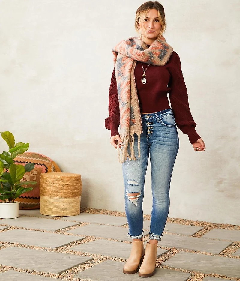 Mid-Rise Ankle Skinny Jean