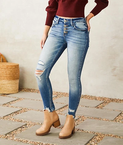 Mid-Rise Ankle Skinny Jean