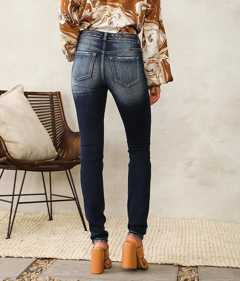 Mid-Rise Skinny Stretch Jean