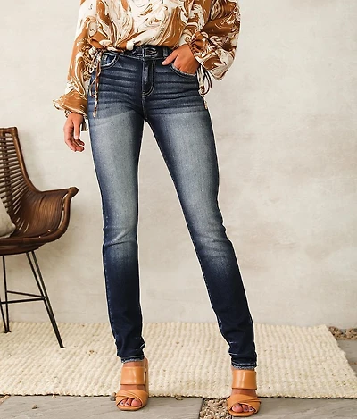 Mid-Rise Skinny Stretch Jean