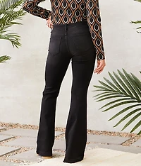 Kurvy Mid-Rise Flare Jean
