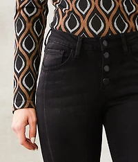 Kurvy Mid-Rise Flare Jean