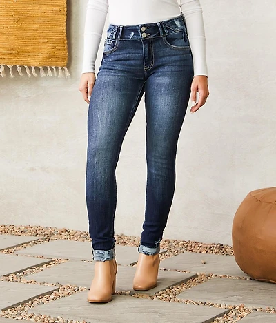 Kurvy Mid-Rise Skinny Stretch Jean