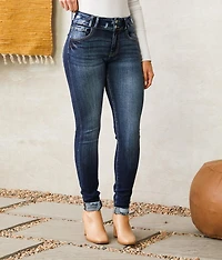 Kurvy Mid-Rise Skinny Stretch Jean