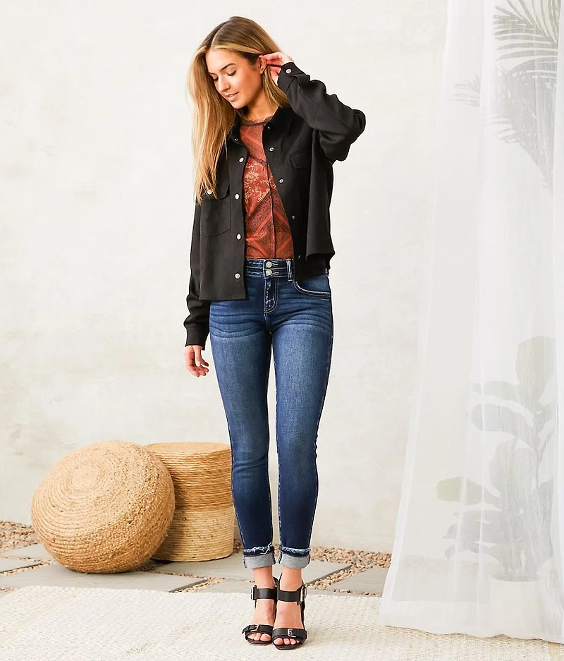 Mid-Rise Ankle Skinny Jean