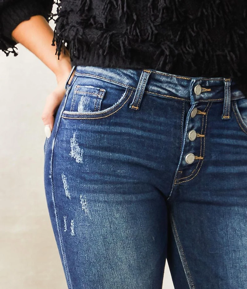 Kurvy Mid-Rise Ankle Skinny Jean