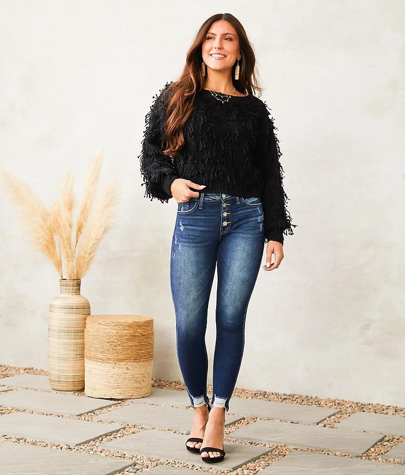 Kurvy Mid-Rise Ankle Skinny Jean