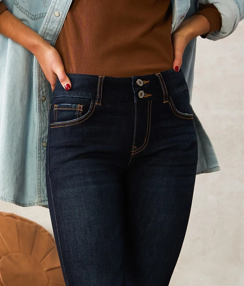 Mid-Rise Skinny Stretch Jean