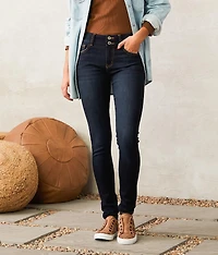 Mid-Rise Skinny Stretch Jean