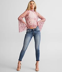 Low Rise Ankle Skinny Stretch Jean