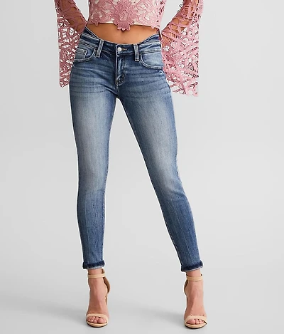 Kan Can Signature Low Rise Ankle Skinny Stretch Jean