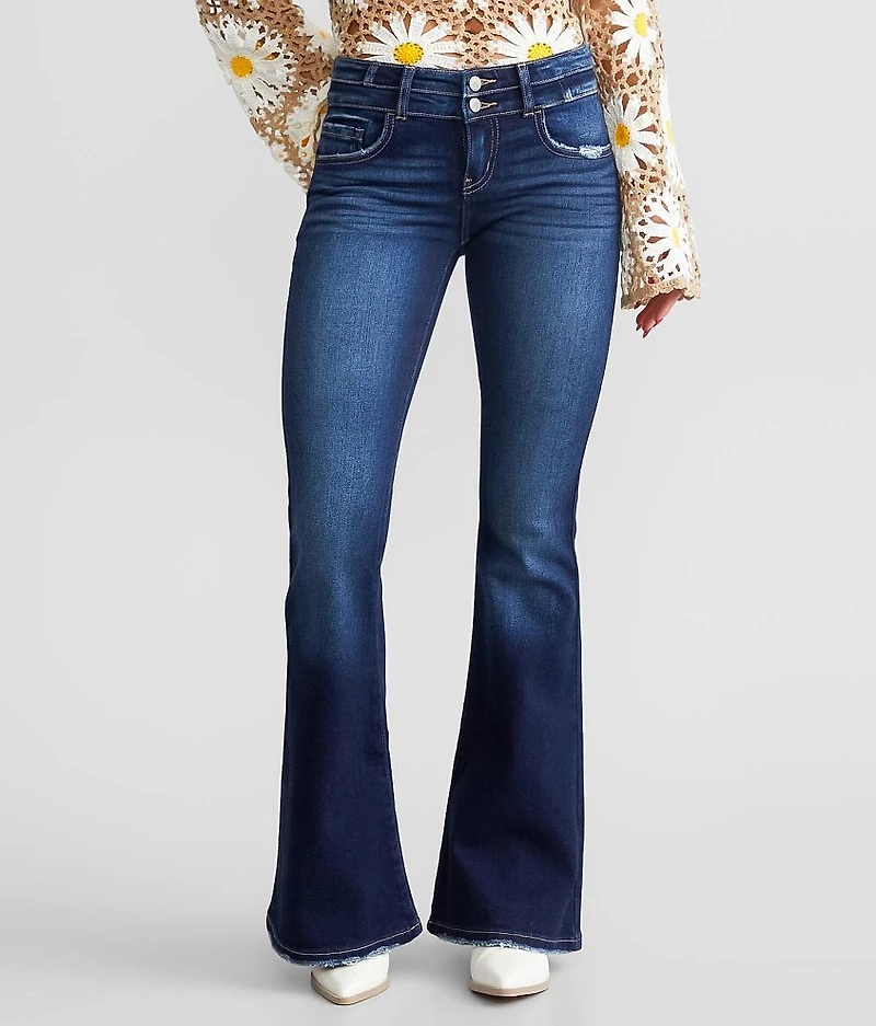 Low Rise Flare Stretch Jean