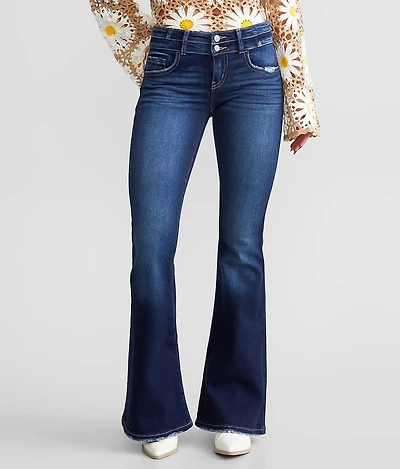 Low Rise Flare Stretch Jean