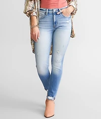 High Rise Ankle Skinny Stretch Jean
