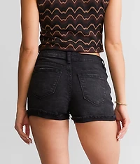 Mid-Rise Stretch Cuffed Short
