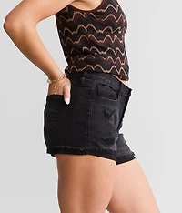 Mid-Rise Stretch Cuffed Short