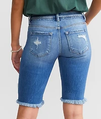 Mid-Rise Bermuda Stretch Short