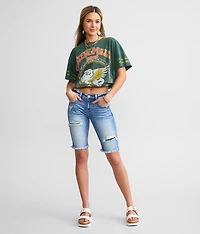 Mid-Rise Bermuda Stretch Short
