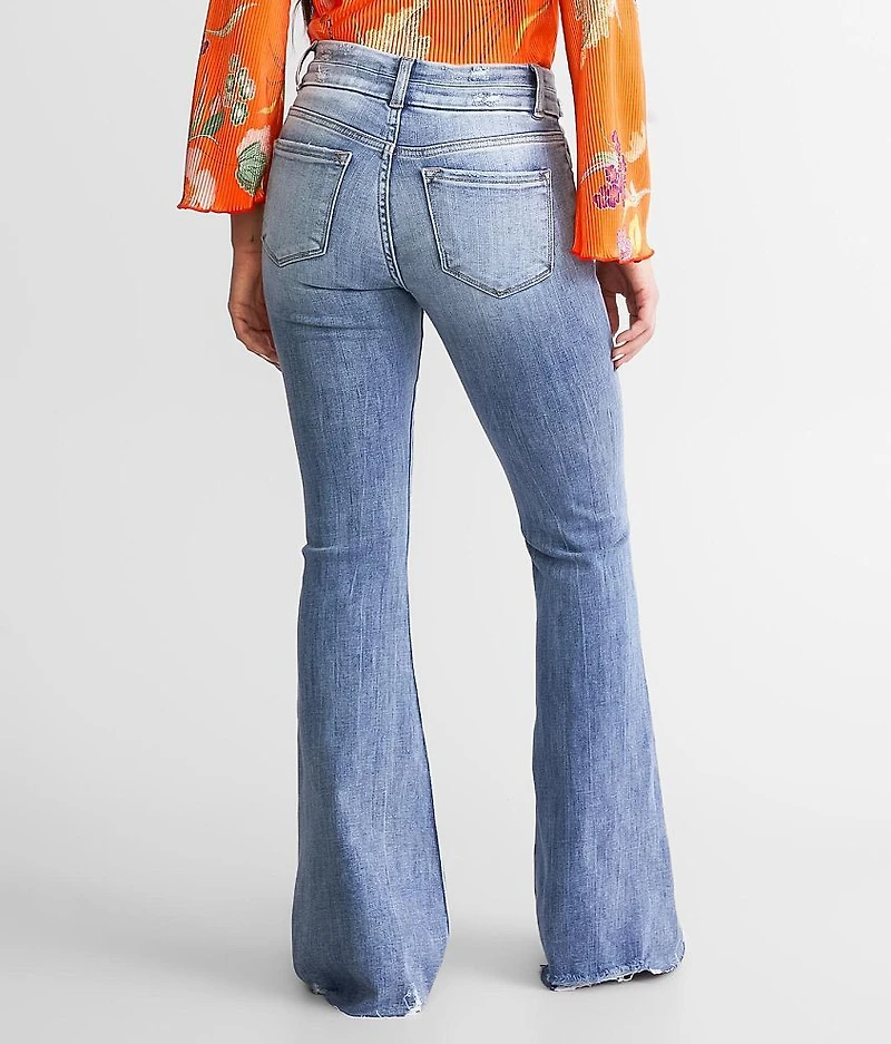 High Rise Super Flare Stretch Jean