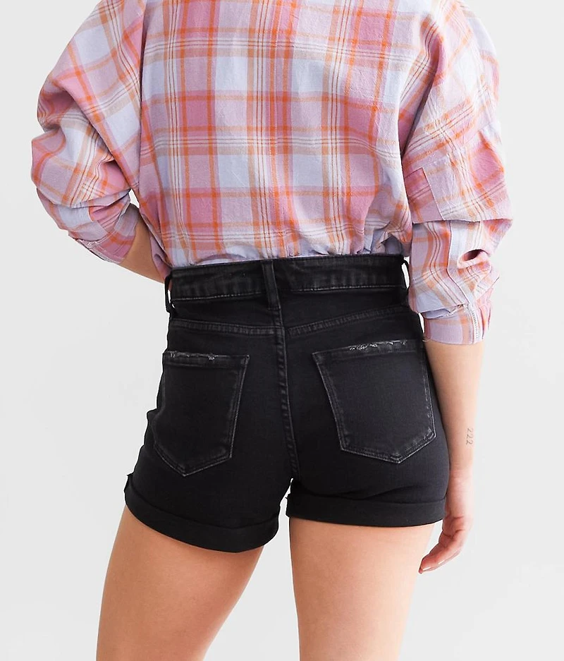 High Rise Stretch Cuffed Short