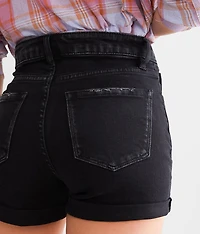 High Rise Stretch Cuffed Short