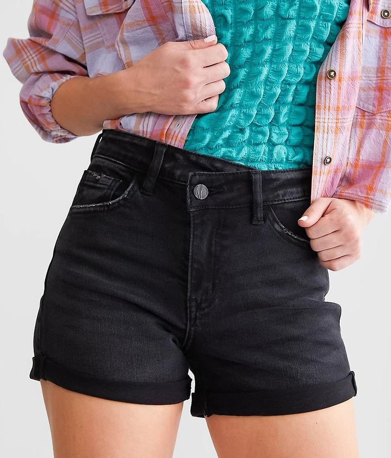 High Rise Stretch Cuffed Short