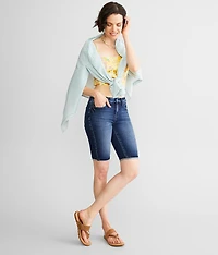 Mid-Rise Bermuda Stretch Short