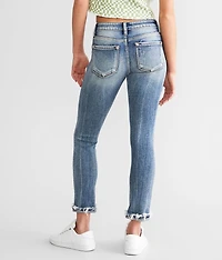 Low Rise Ankle Straight Stretch Jean