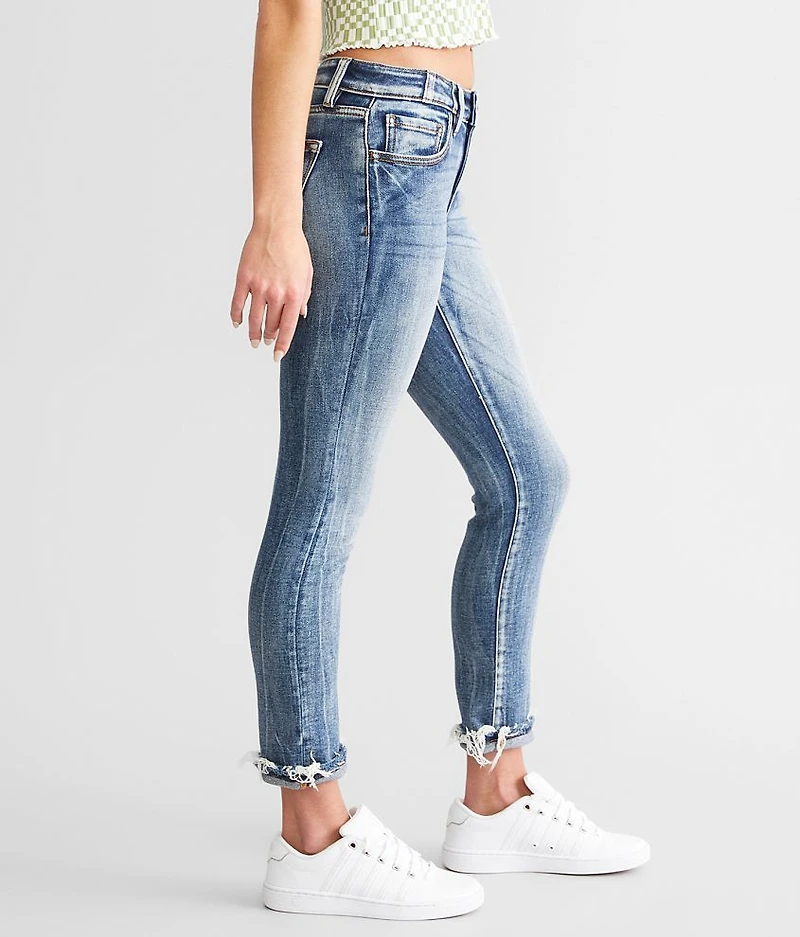 Low Rise Ankle Straight Stretch Jean