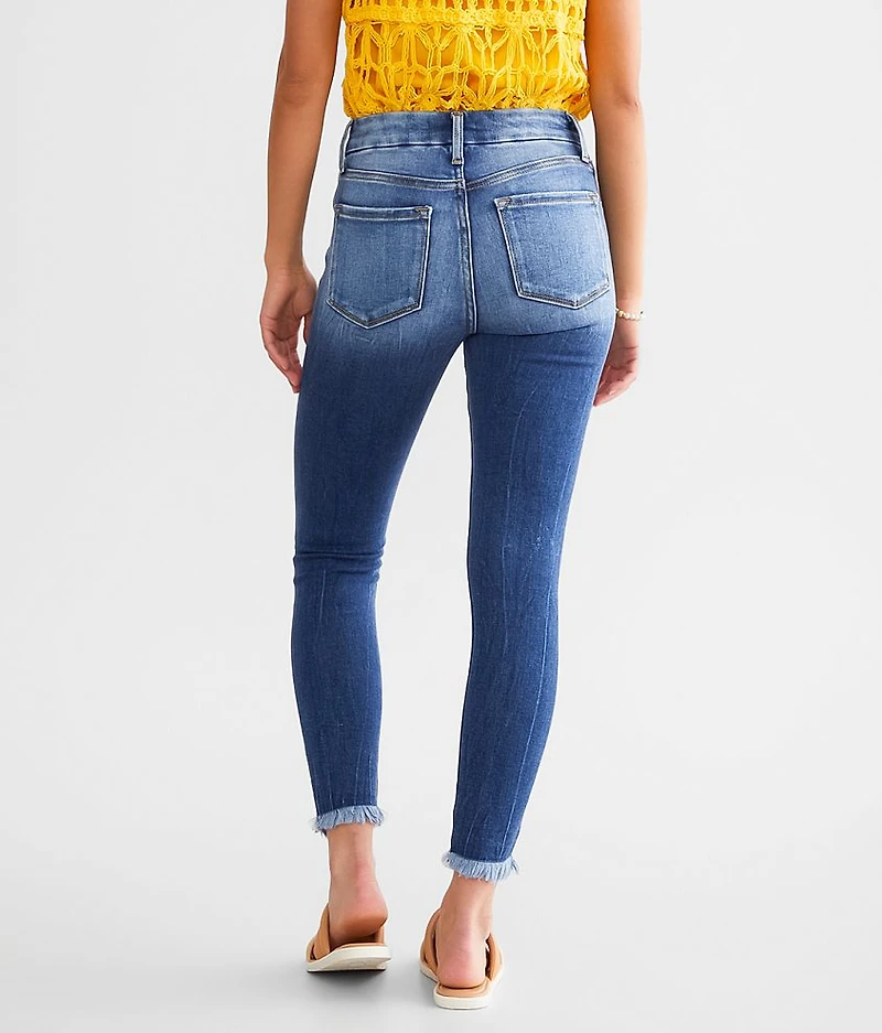High Rise Ankle Skinny Stretch Jean