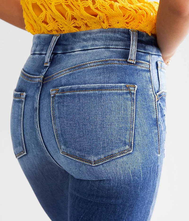 High Rise Ankle Skinny Stretch Jean