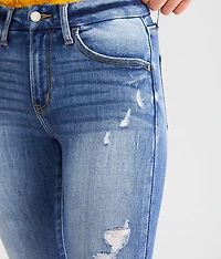 High Rise Ankle Skinny Stretch Jean